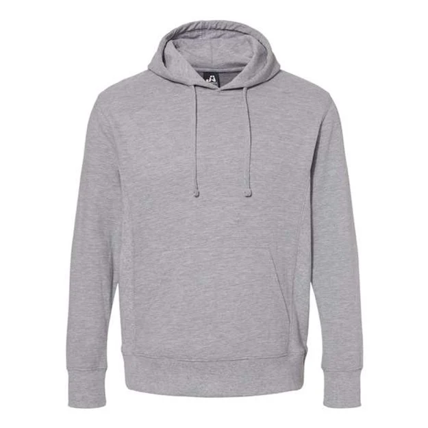 J. America - Mens 8706 Ripple Fleece Hooded Sweatshirt - Image 3