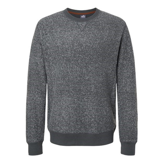 J. America - Mens 8712 Aspen Fleece Crewneck Sweatshirt - Image 2