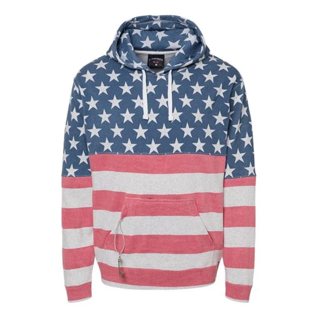 J. America - Mens 8815 Tailgate Hooded Sweatshirt - Image 8