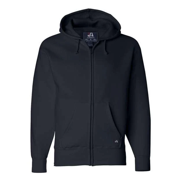 J. America - Mens 8821 Premium Full-Zip Hooded Sweatshirt - Image 5