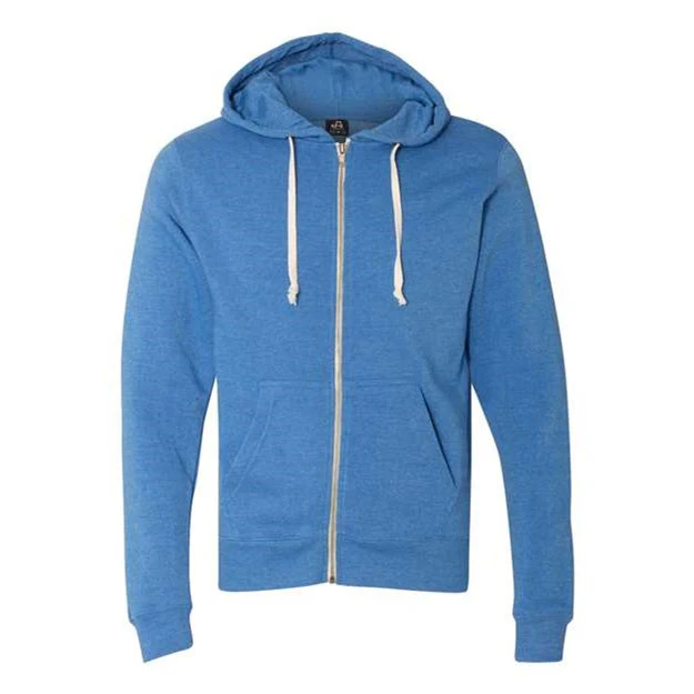 J. America - Mens 8872 Triblend Full-Zip Hooded Sweatshirt - Image 8