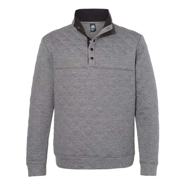J. America - Mens 8890 Quilted Snap Pullover - Image 7