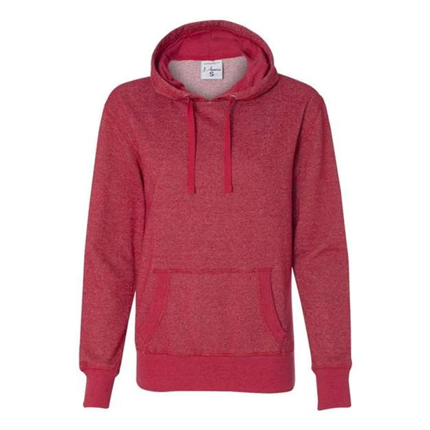 J. America - Womens 8860 Glitter French Terry Hooded Sweatshirt - Image 15