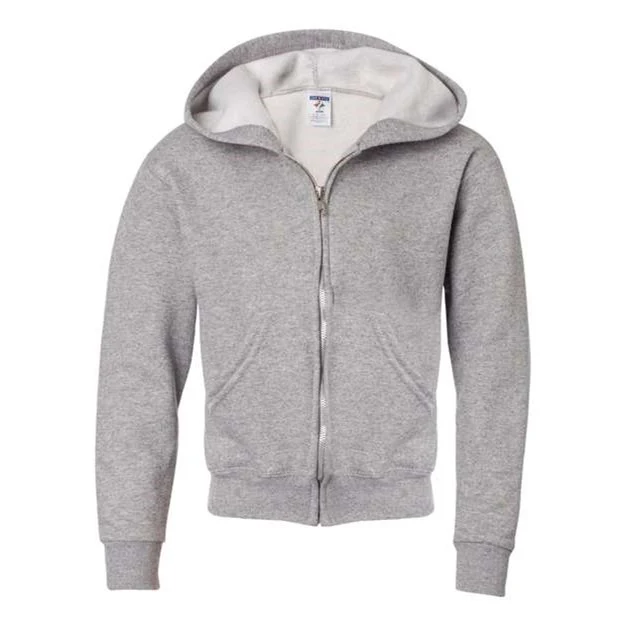 Jerzees - Kids 993Br Nublend Full-Zip Hooded Sweatshirt - Image 5