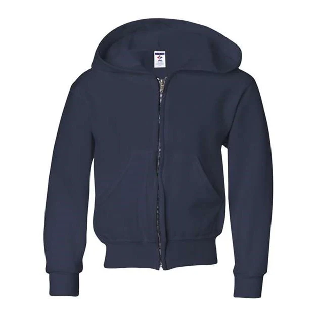 Jerzees - Kids 993Br Nublend Full-Zip Hooded Sweatshirt - Image 9
