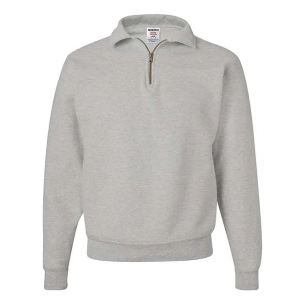 Jerzees - Mens 4528Mr Super Sweats Nublend Quarter-Zip Cadet Collar Sweatshirt - Image 7