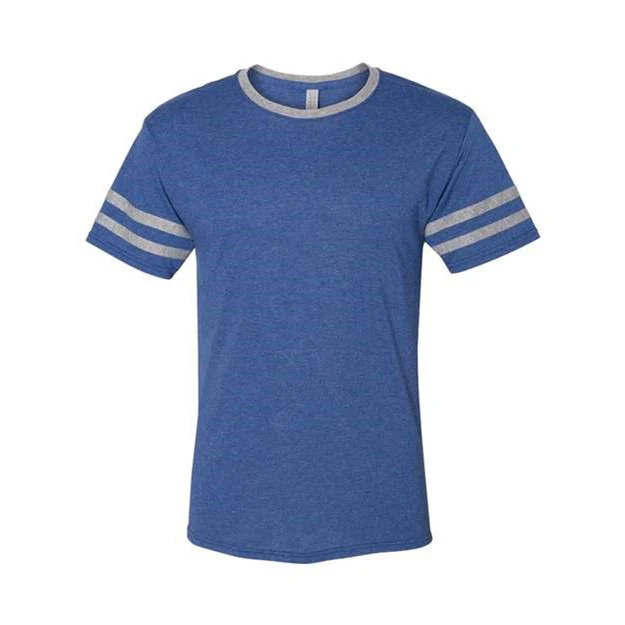 Jerzees - Mens 602Mr Triblend Varsity Ringer T-Shirt - Image 10