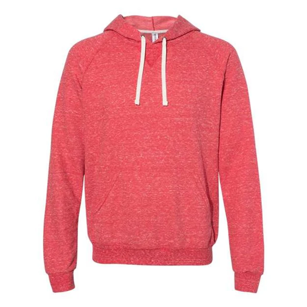 Jerzees - Mens 90Mr Snow Heather French Terry Pullover Hood Sweatshirt - Image 7