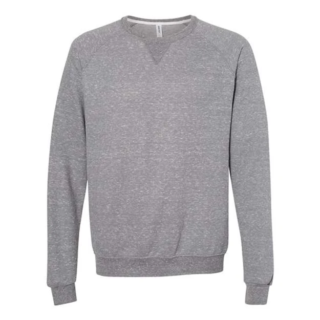 Jerzees - Mens 91Mr Snow Heather French Terry Crewneck Sweatshirt - Image 2