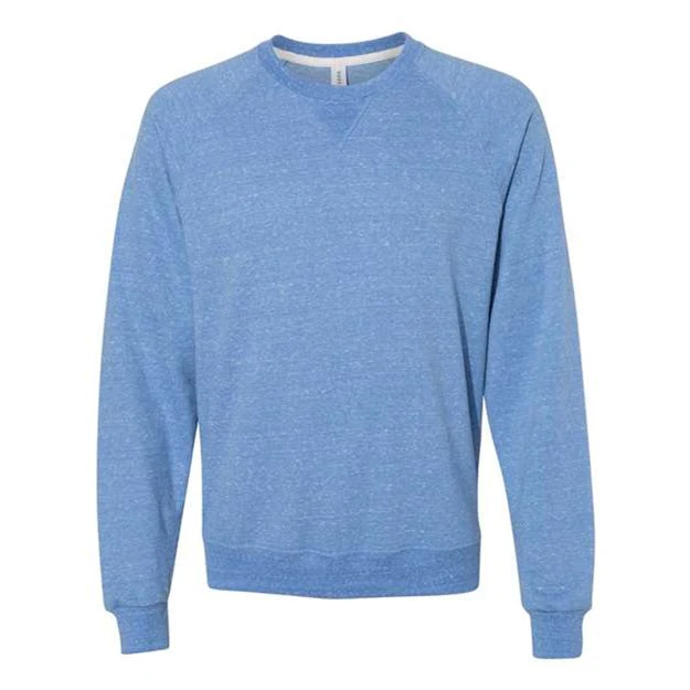 Jerzees - Mens 91Mr Snow Heather French Terry Crewneck Sweatshirt - Image 7