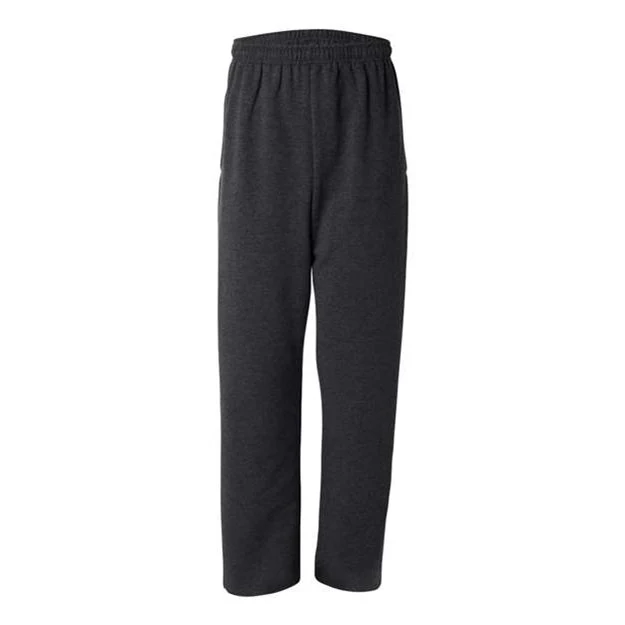 Jerzees - Mens 974Mpr Nublend Open Bottom Sweatpants With Pockets - Image 4