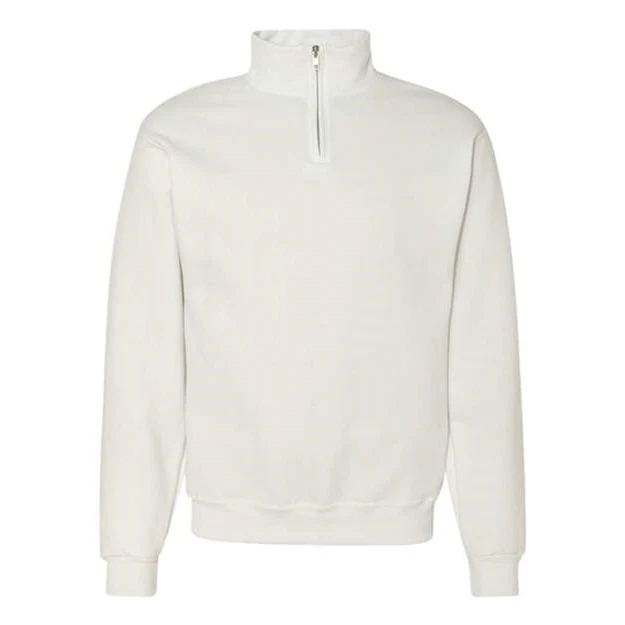 Jerzees - Mens 995Mr Nublend Cadet Collar Quarter-Zip Sweatshirt - Image 13