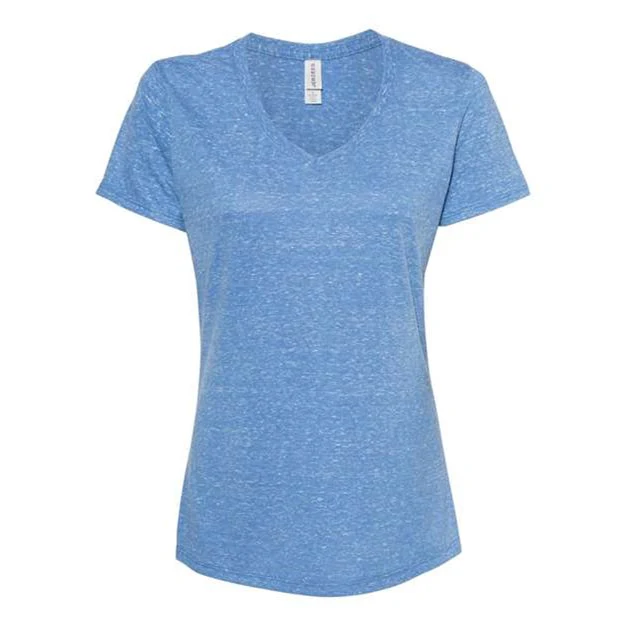 Jerzees - Womens 88Wvr Snow Heather Jersey V-Neck - Image 4