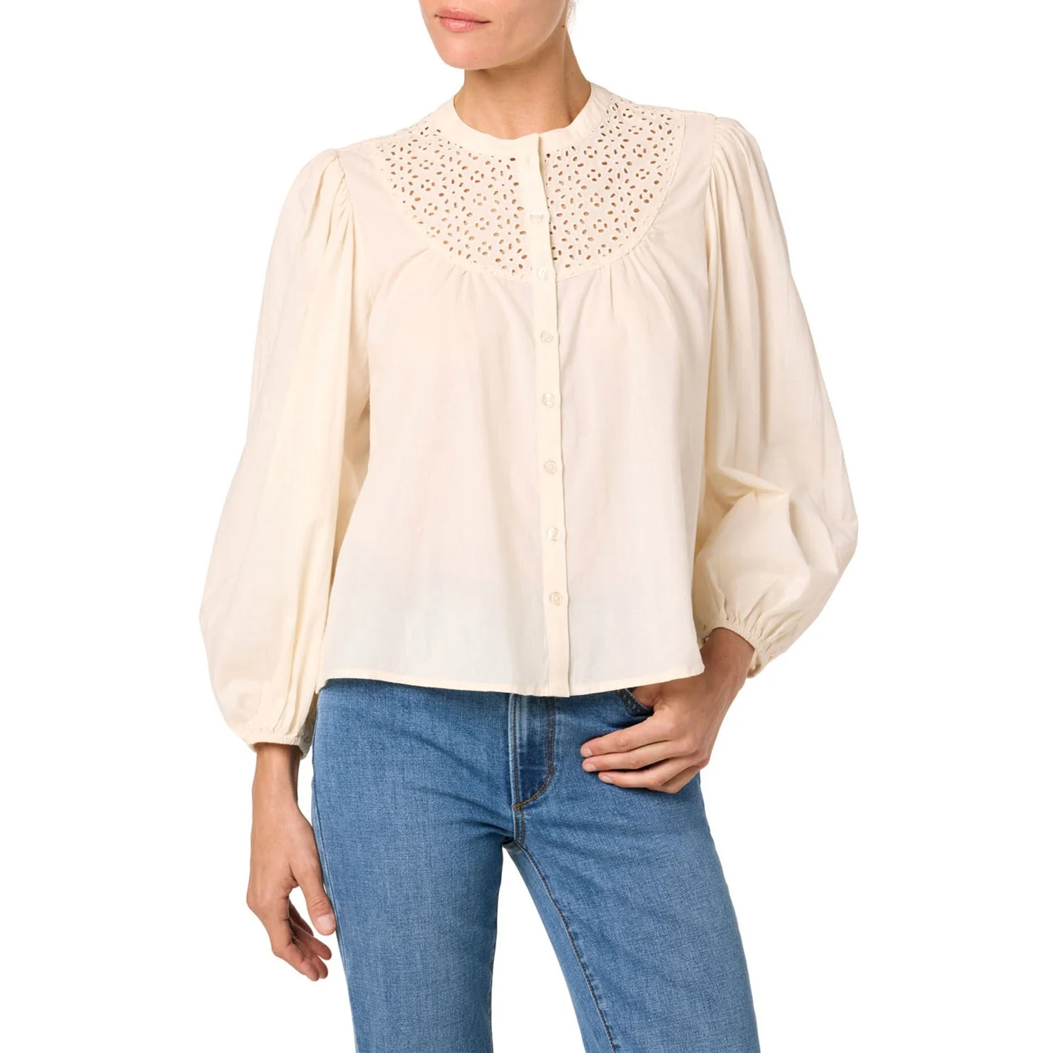 Joe Jeans - Womens Eyelet Inset Top - Image 2