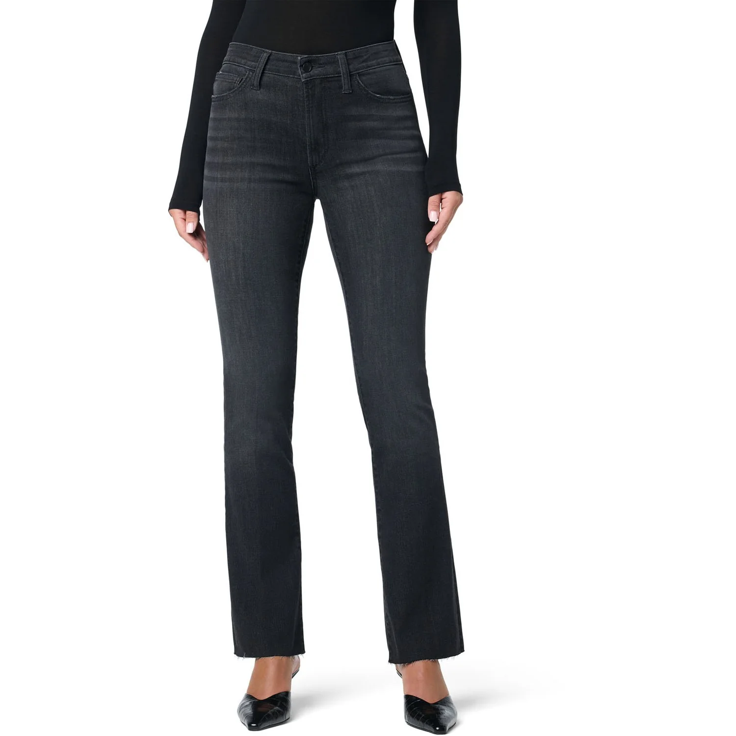Joe Jeans - Womens High Rise Curvy Bootcut Jeans With Cut Hem - Image 2