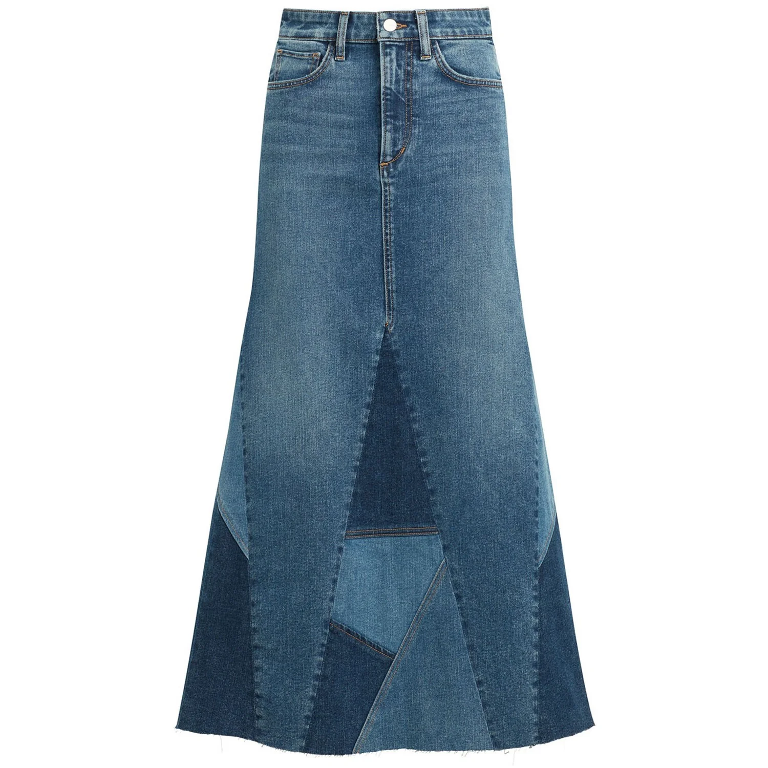 Joe Jeans - Womens The Bailey Pieced Maxi Skirt - Image 2