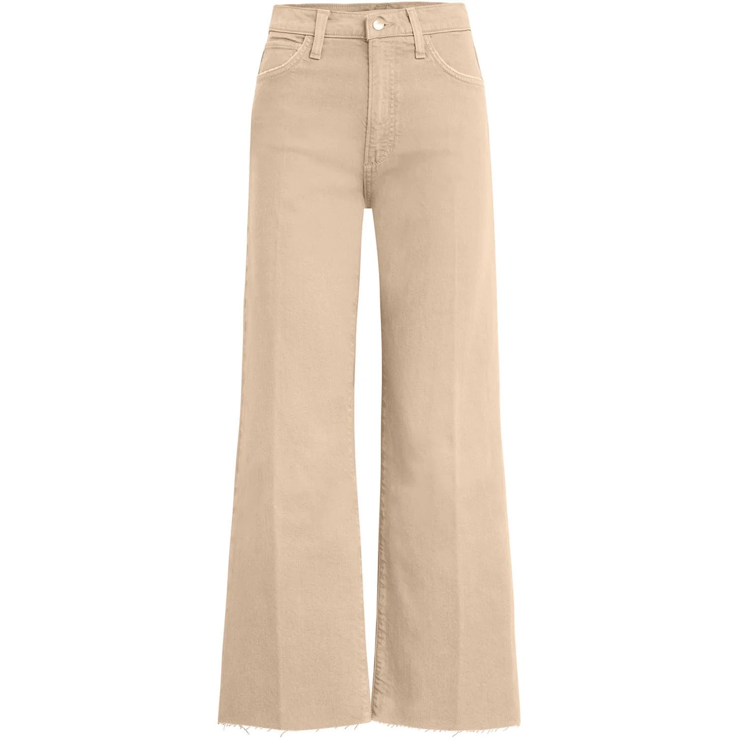 Joe Jeans - Womens The Blake Cropped Wide Leg Jeans With Raw Hem