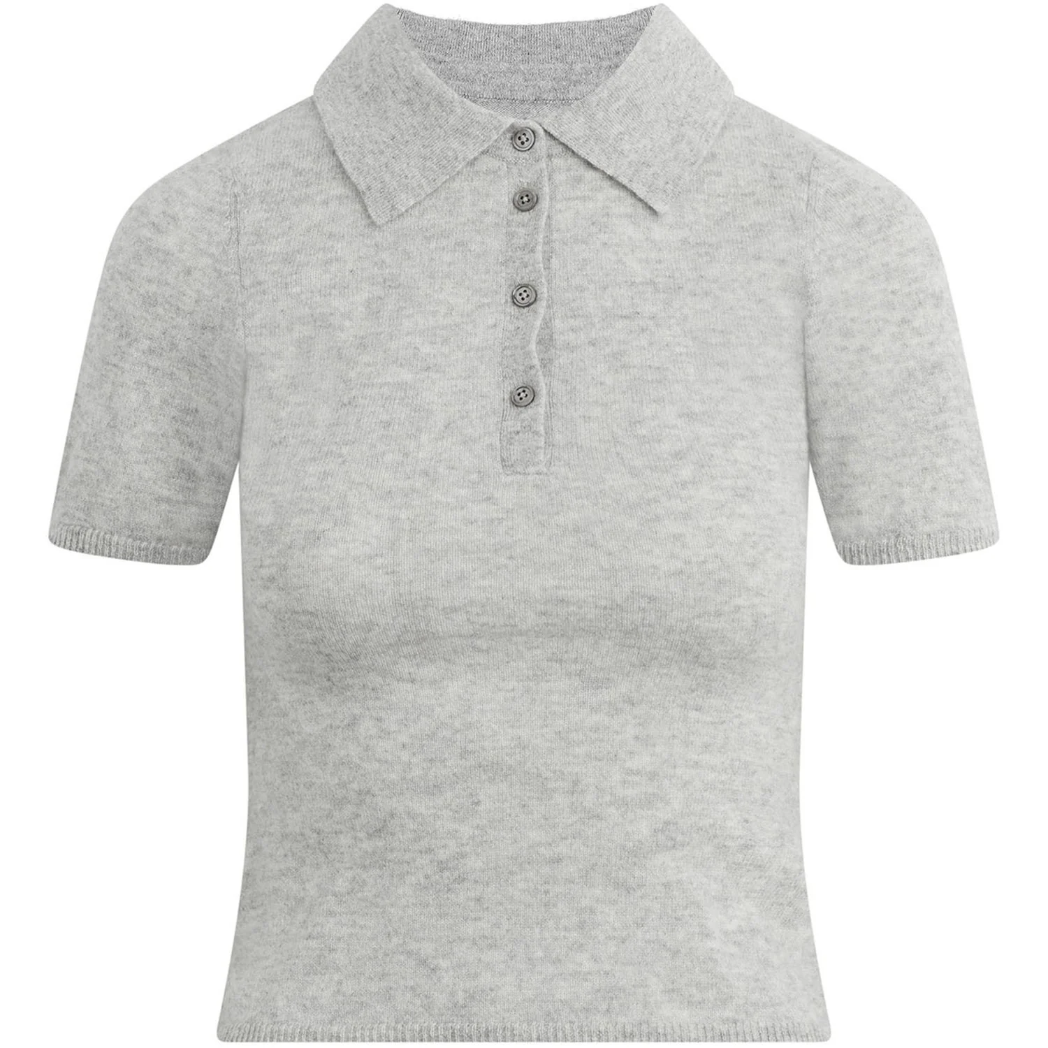 Joe Jeans - Womens The Cashmere Short Sleeve Polo Sweater - Image 2