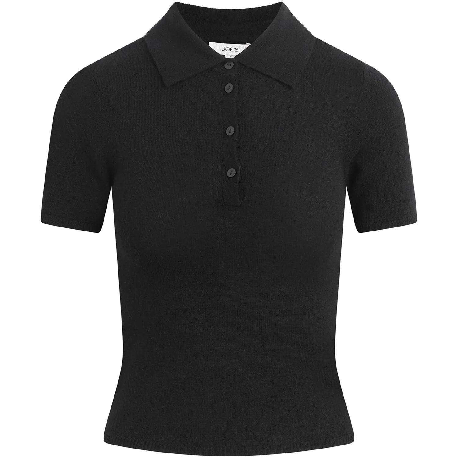 Joe Jeans - Womens The Cashmere Short Sleeve Polo Sweater - Image 3