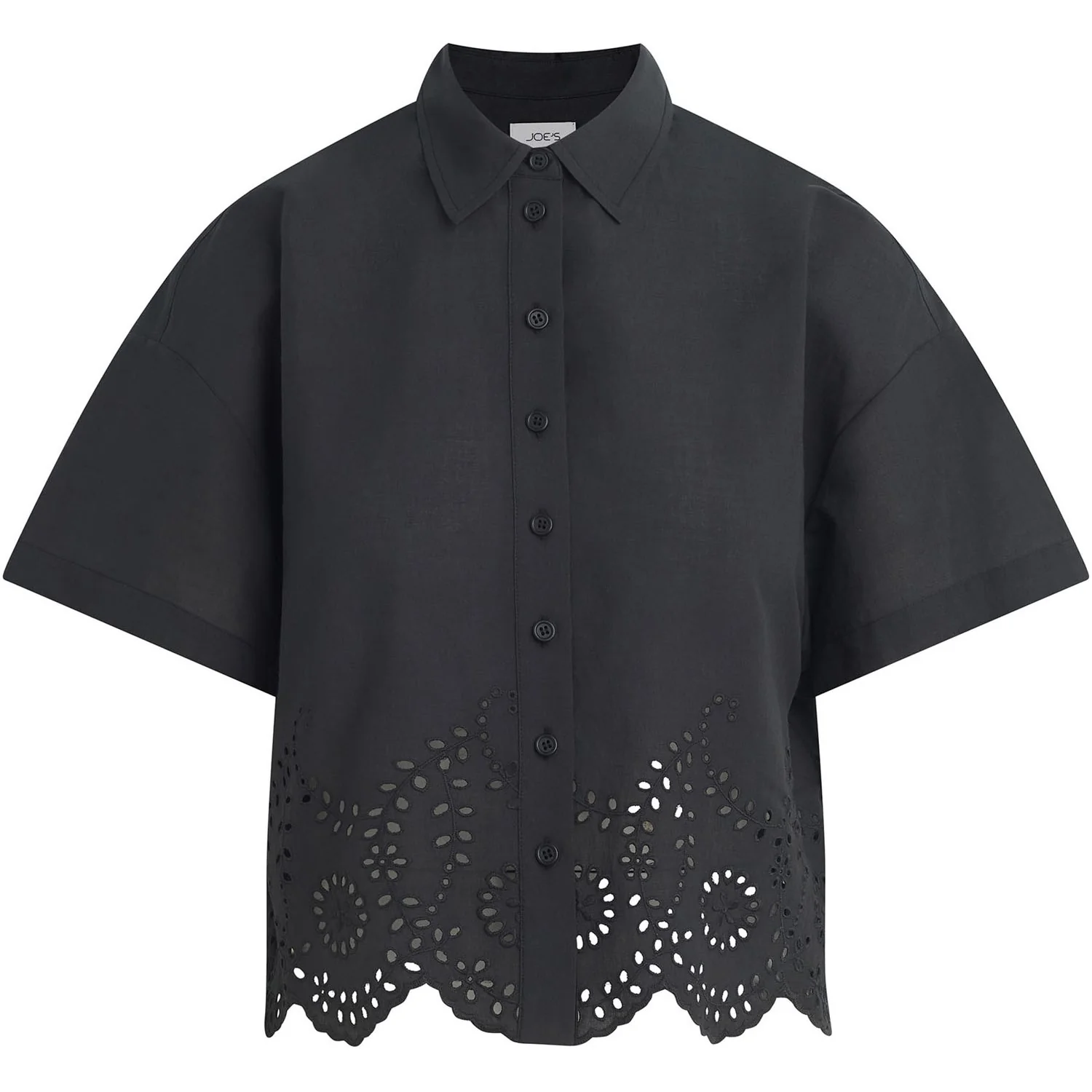 Joe Jeans - Womens The Eyelet Short Sleeve Shirt - Image 4