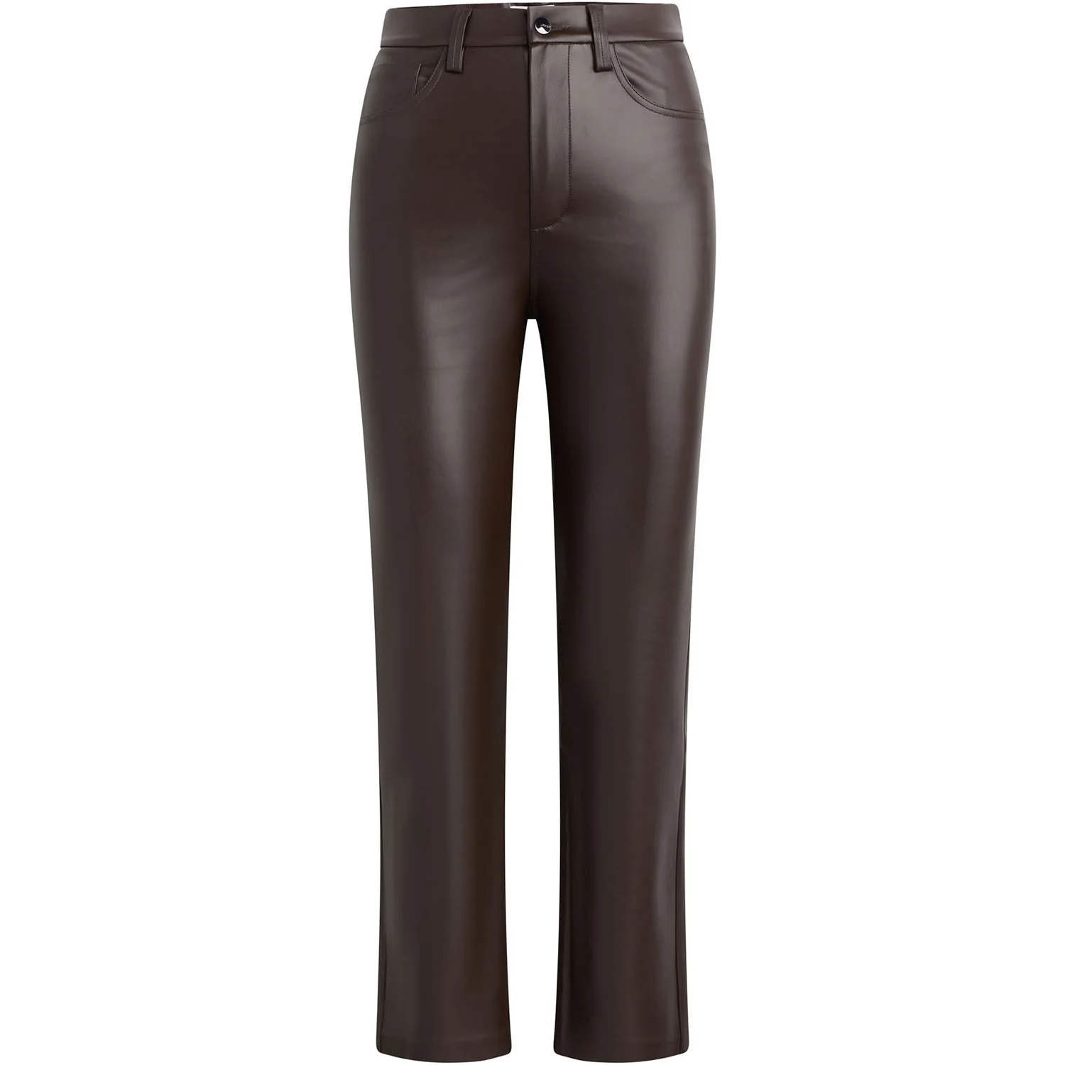Joe Jeans - Womens The Lyra Slim Ankle Vegan Leather Pant - Image 4