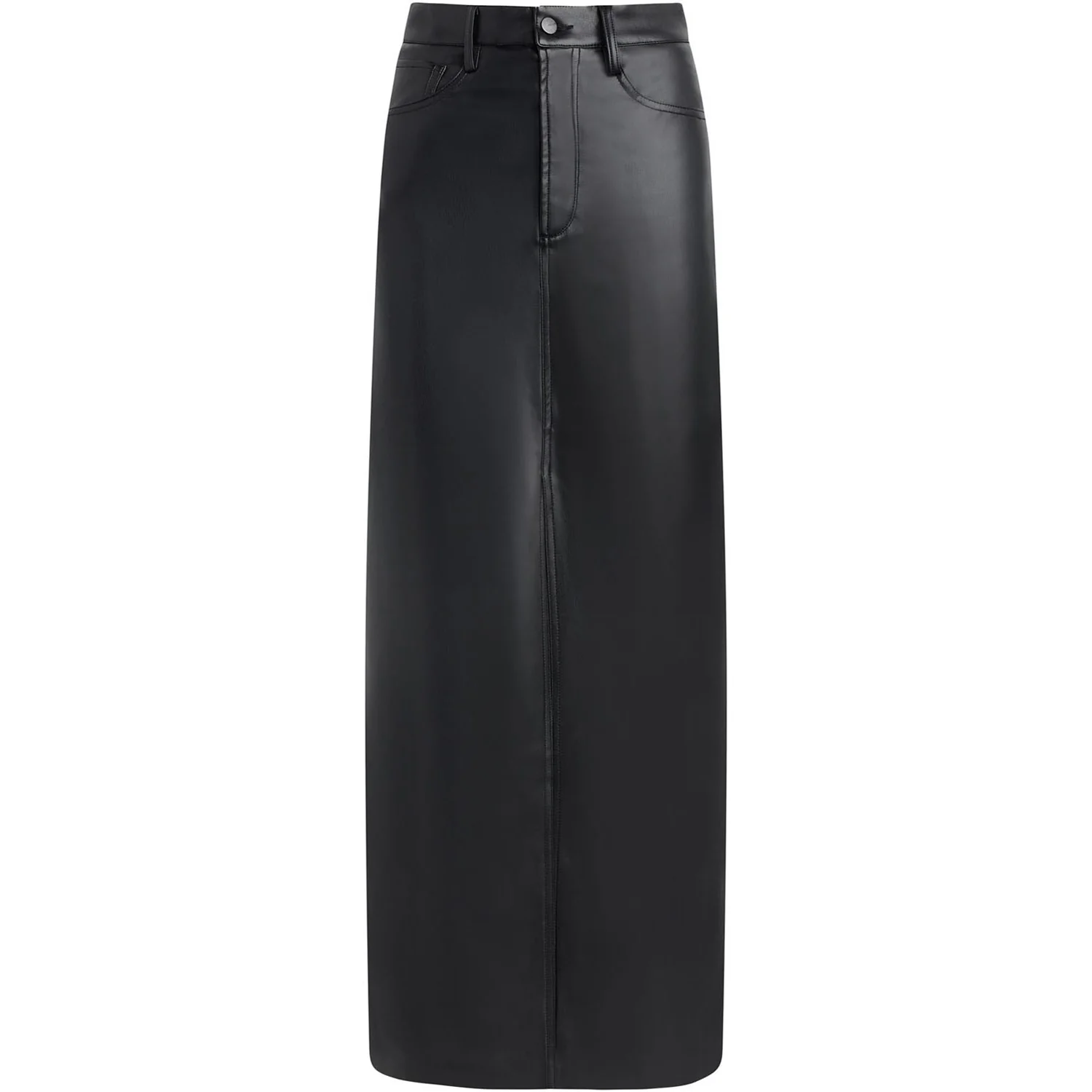 Joe Jeans - Womens The Martine Maxi Skirt Vegan Leather - Image 2