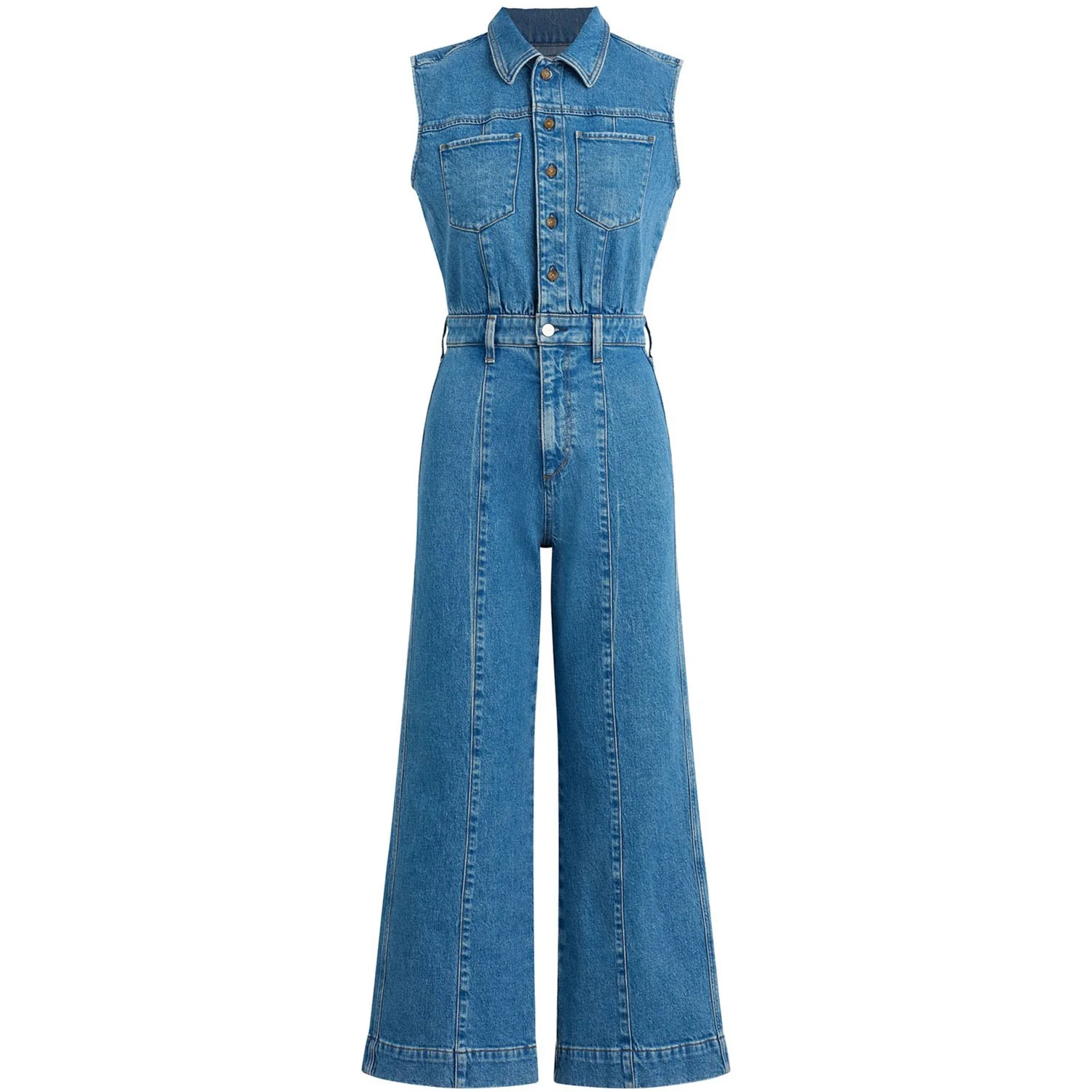 Joe Jeans - Womens The Pasha Denim Jumpsuit - Image 2