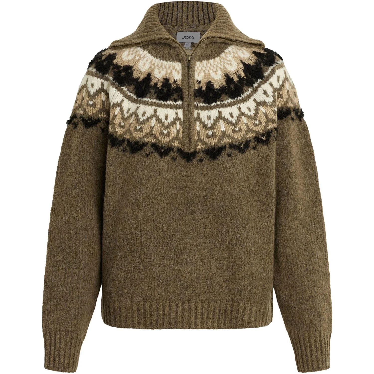 Joe Jeans - Womens The Wells Fair Isle Sweater - Image 2