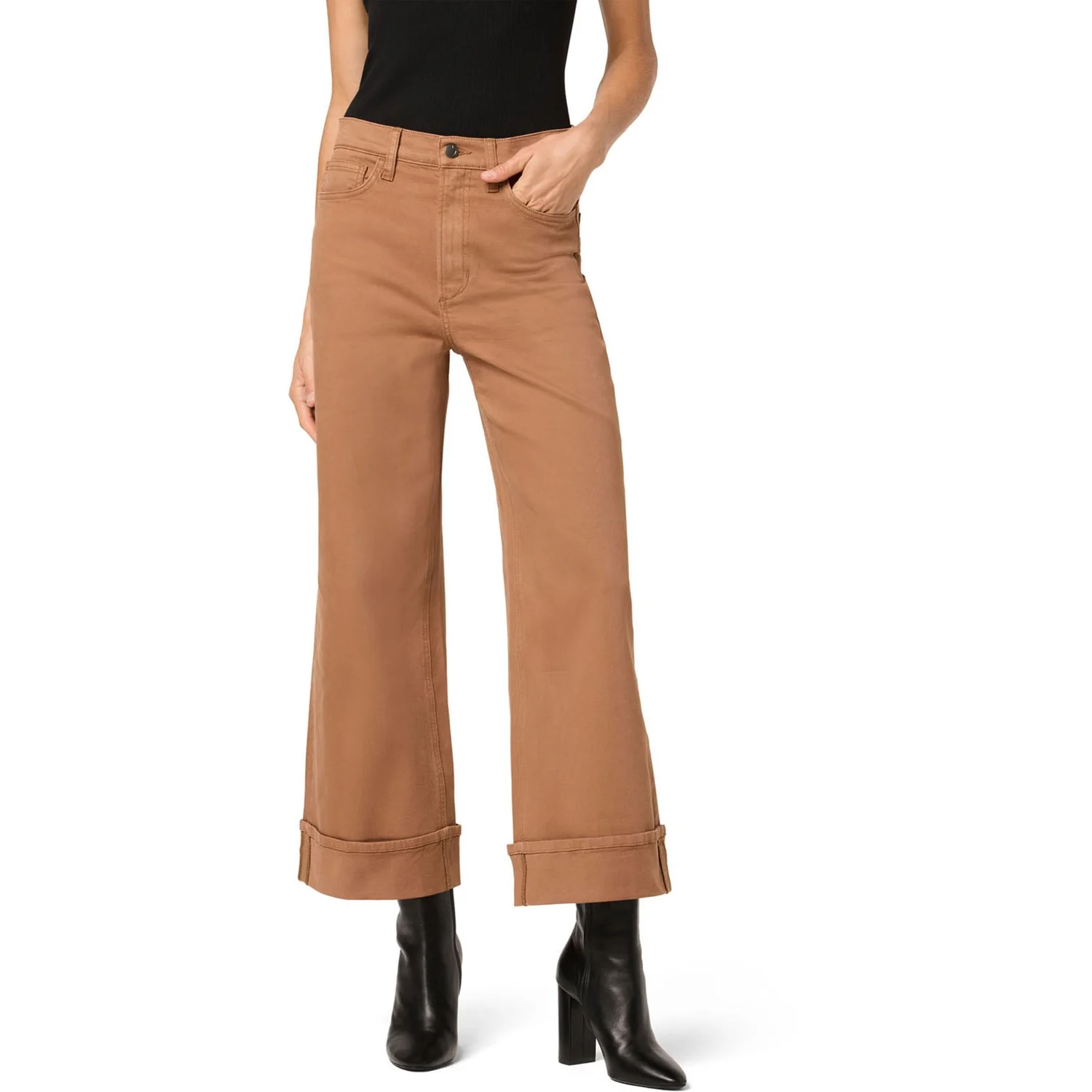 Joe Jeans - Womens Wide Leg Ankle Jeans With Cuff - Image 2