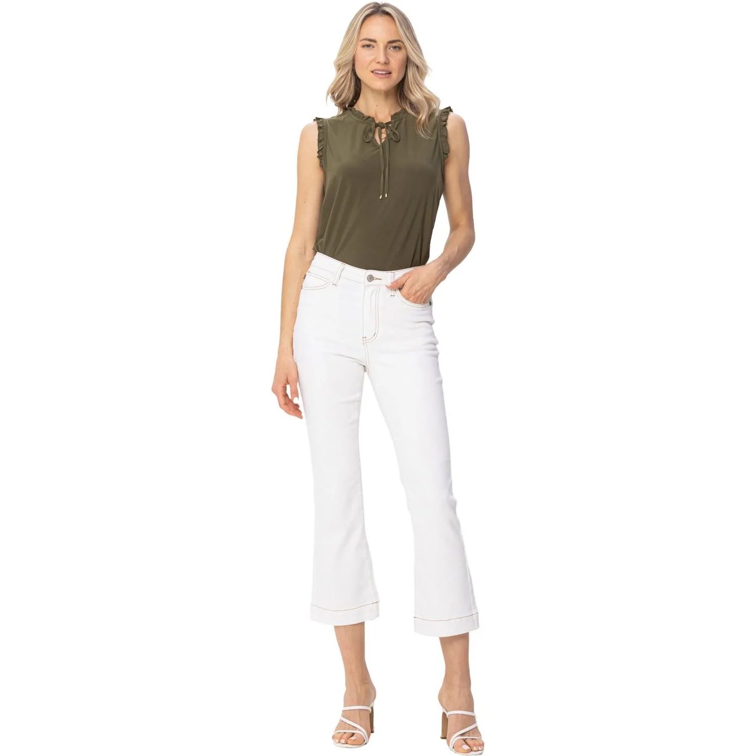 Judy Blue - Womens High Waist Cropped Bootcut - Image 2
