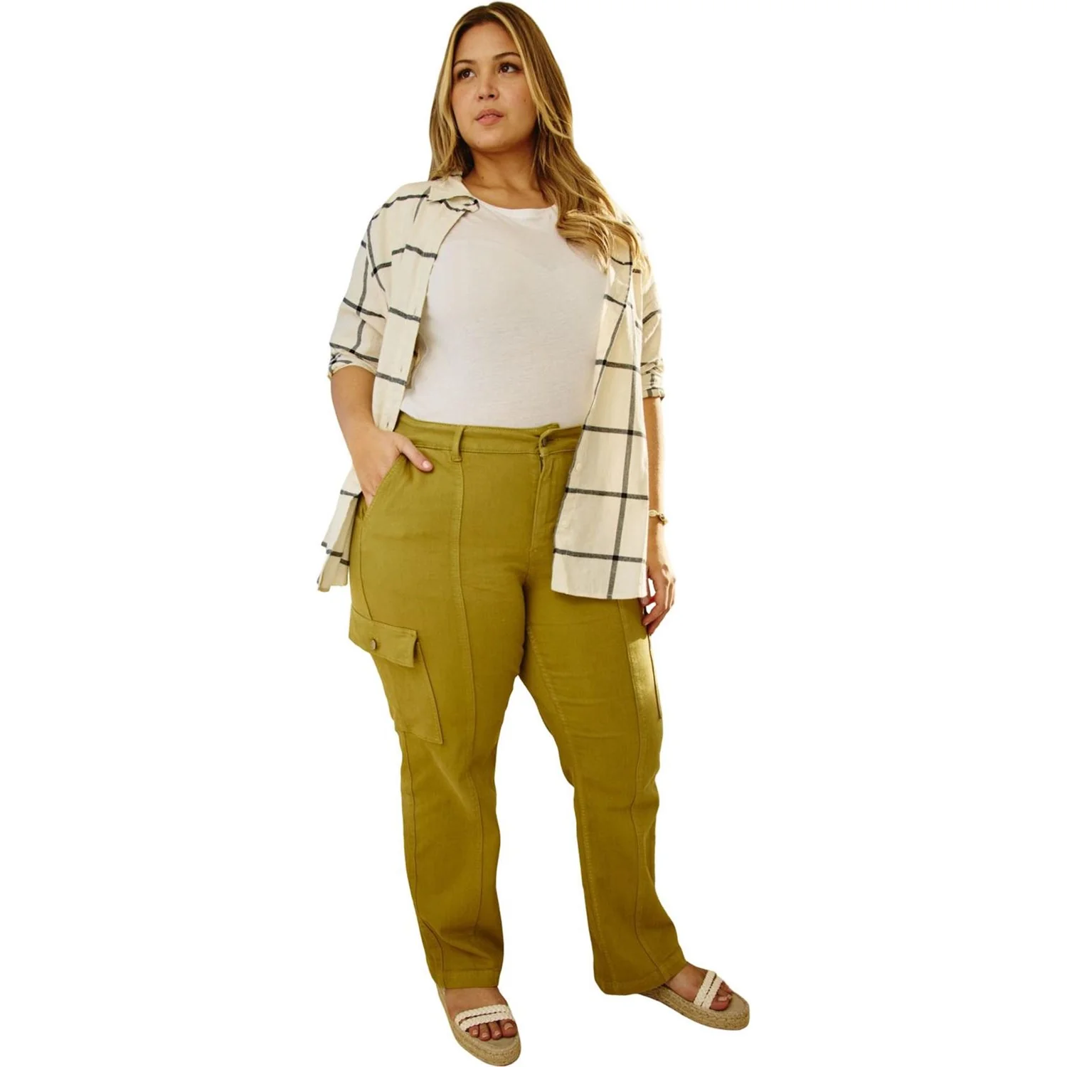 Judy Blue - Womens High Waist Garment Dyed Cargo Straight - Image 2
