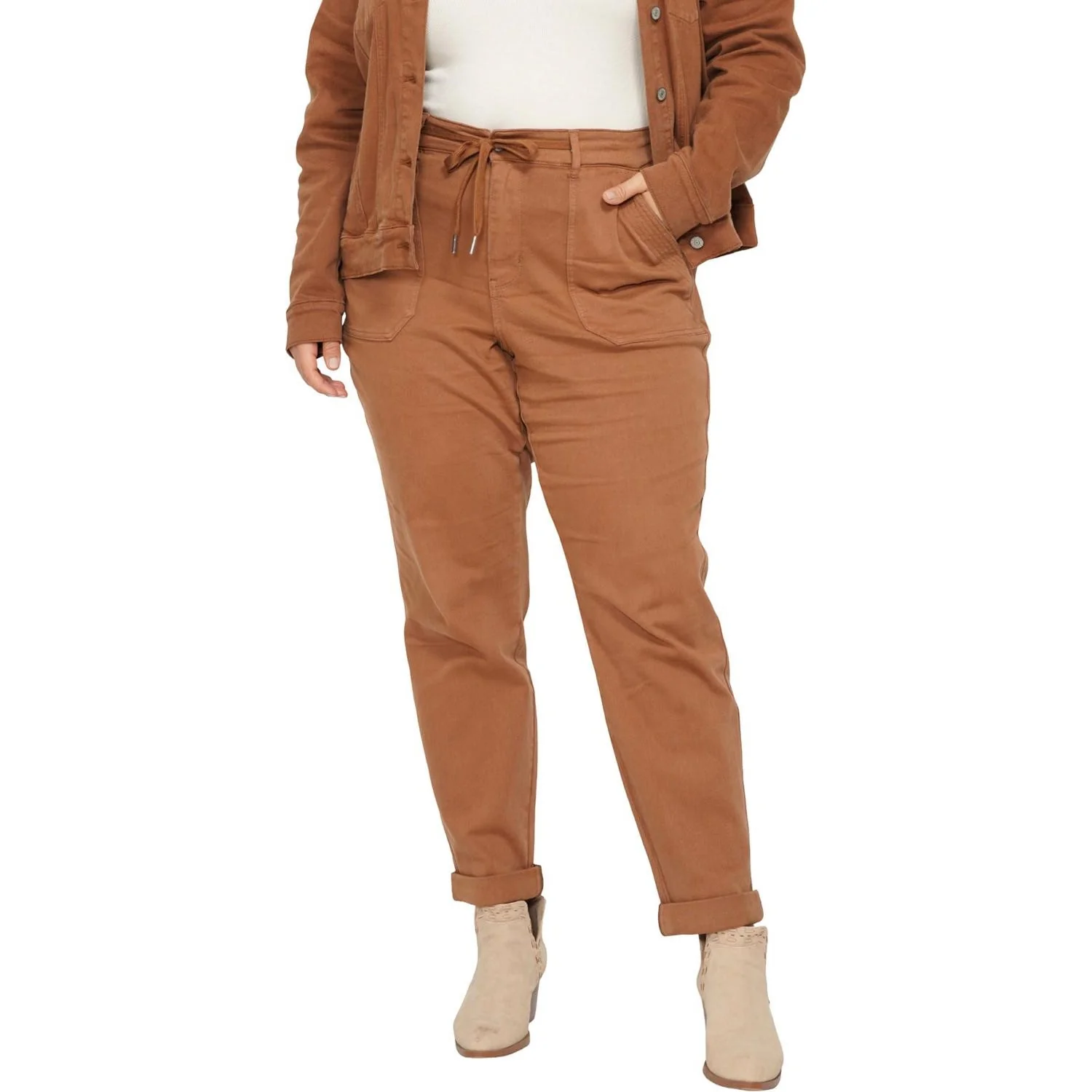 Judy Blue - Womens High Waist Garment Dyed Cuffed Jogger - Image 2