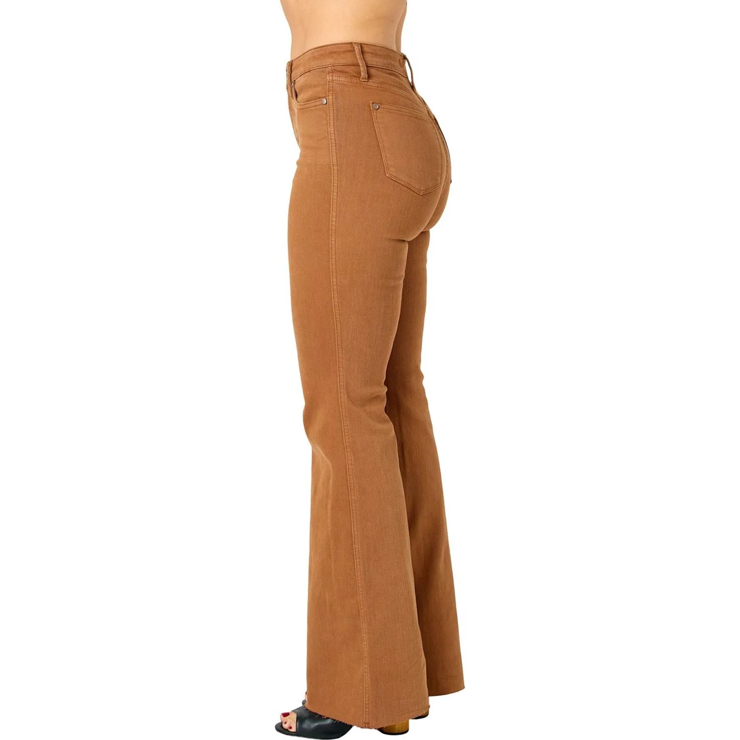 Judy Blue - Womens High Waist Tummy Control Garment Dyed Flare - Image 2