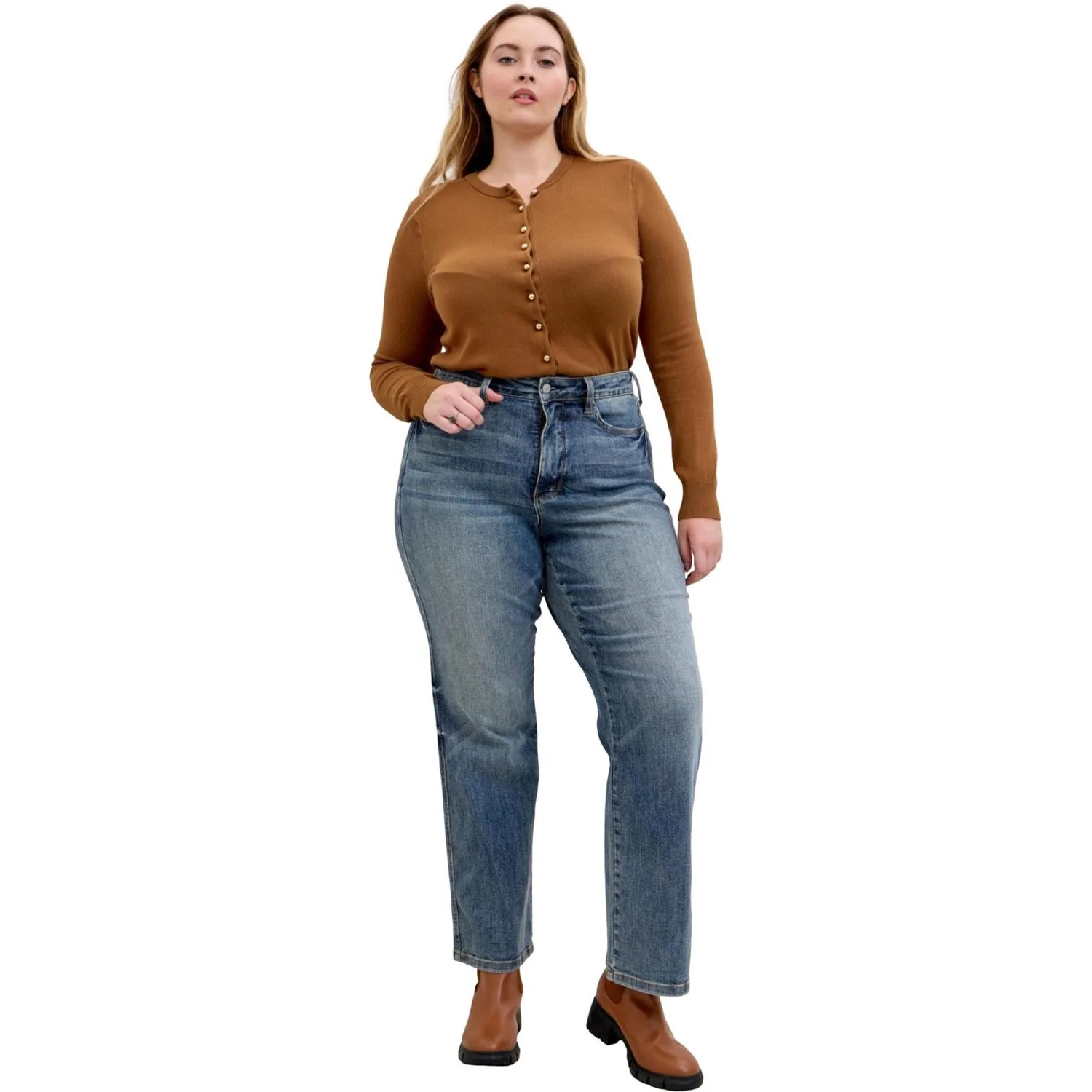 Judy Blue - Womens High Waist Tummy Control Straight - Image 2