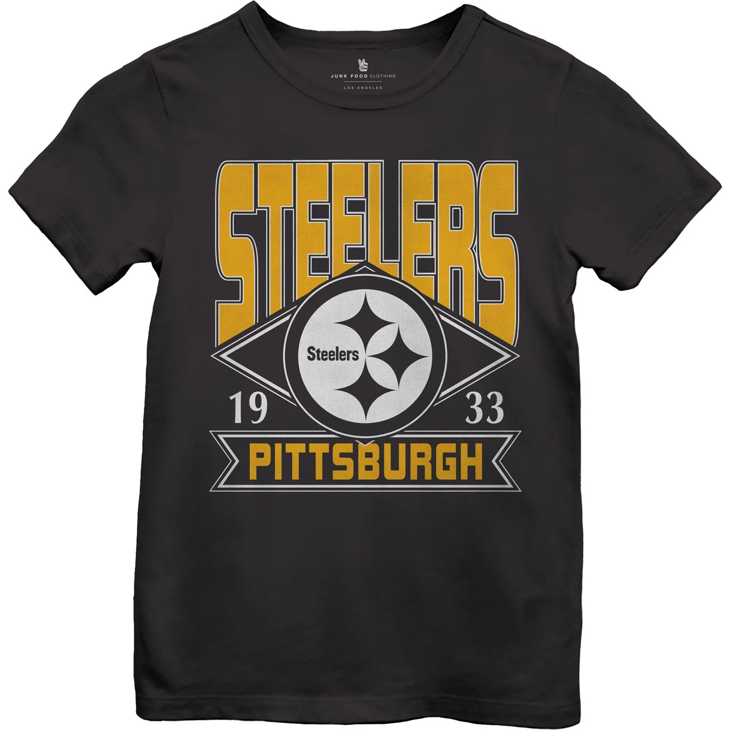Junk Food - Girls Steelers Overtime Short Sleeve T-Shirt