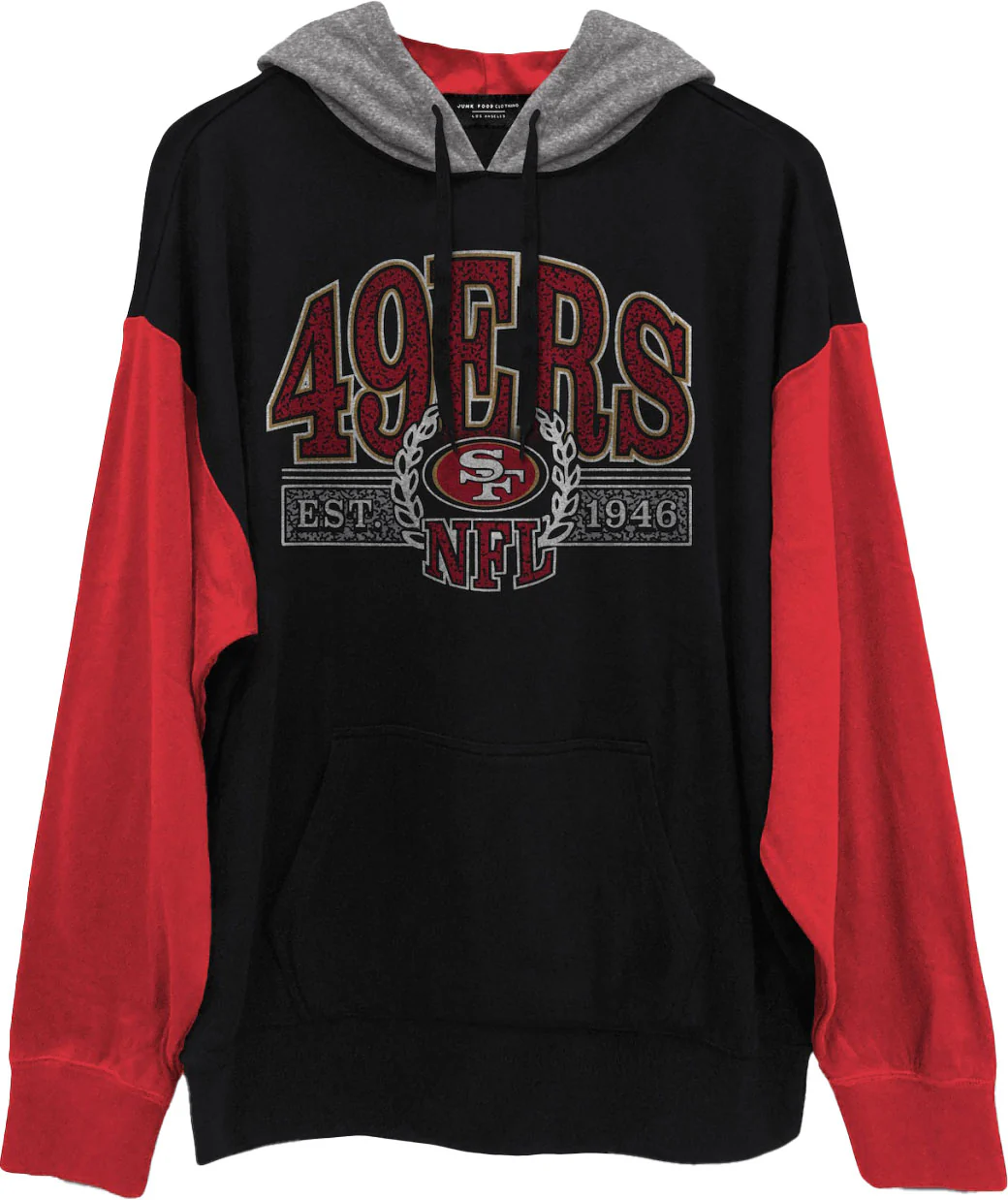 Junk Food - Mens 49Ers Tri Color Block Hood - Image 2