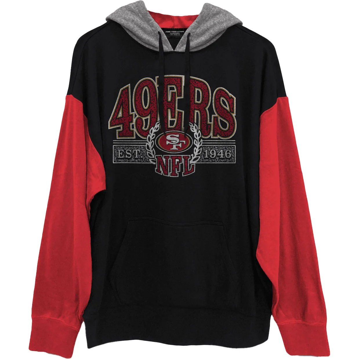 Junk Food - Mens 49Ers Tri Color Block Hood - Image 3