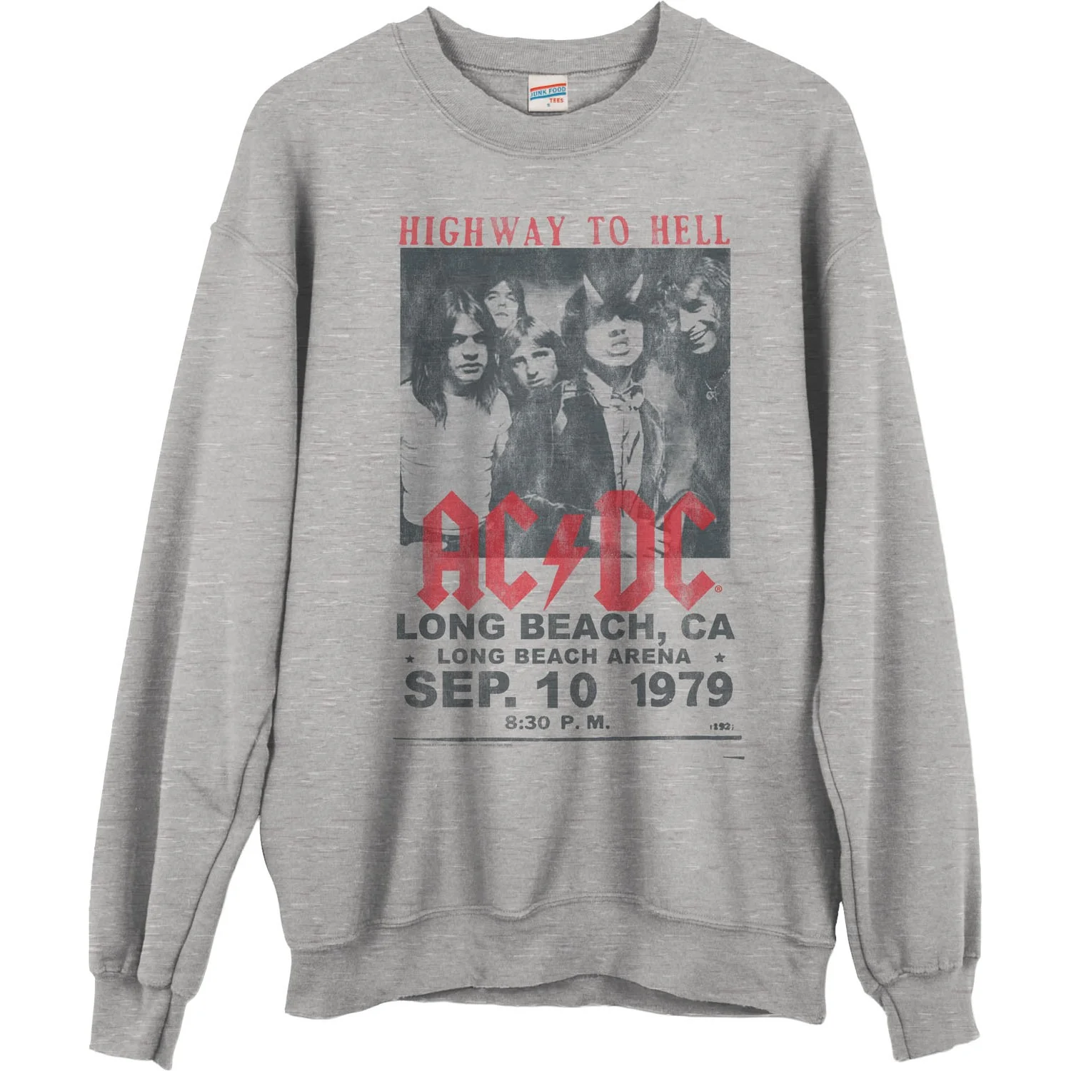 Junk Food - Mens Ac/Dc Highway To Hell Tour Sweatshirt