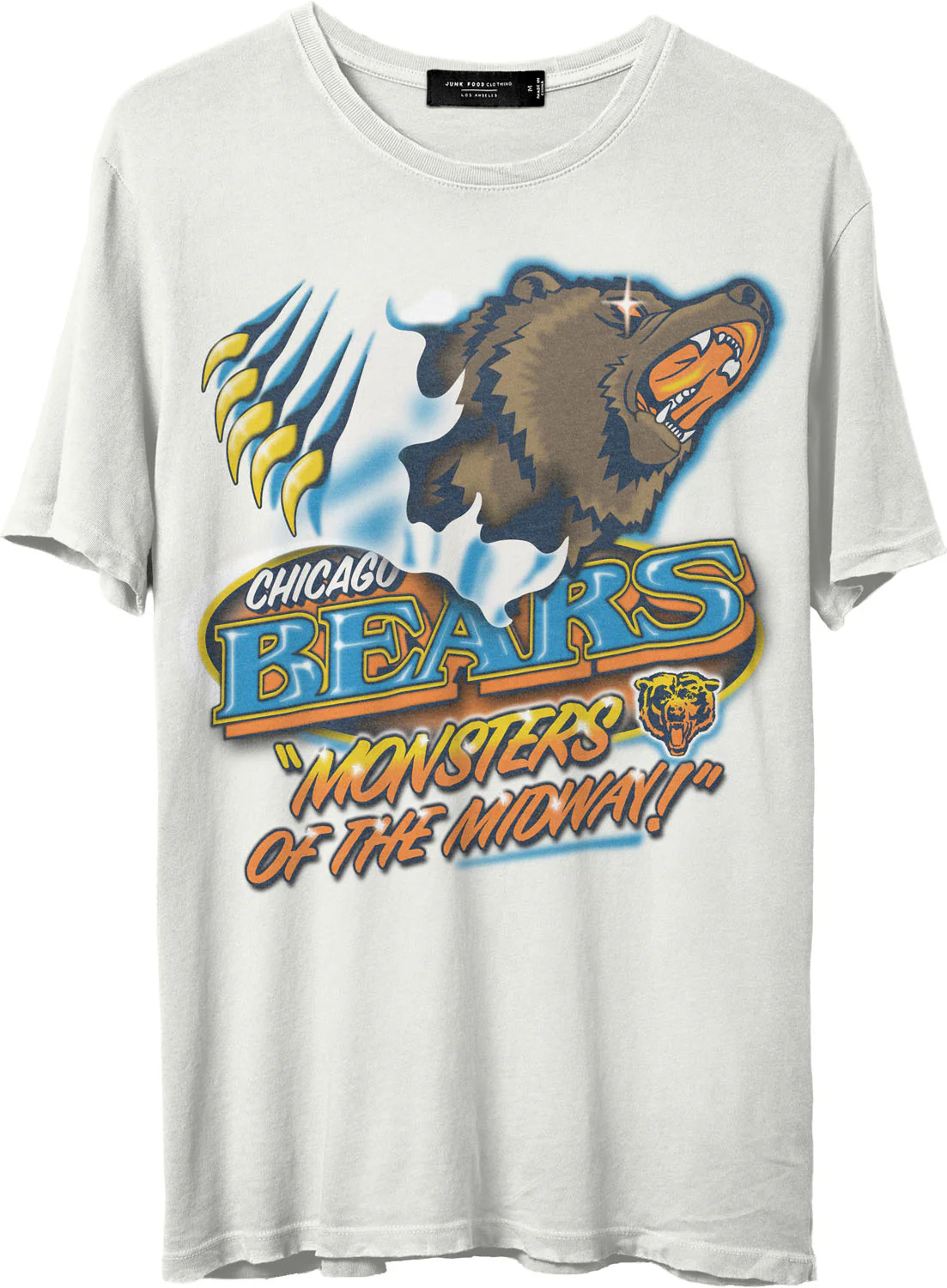Junk Food - Mens Bears Monsters Vintage T-Shirt - Image 2