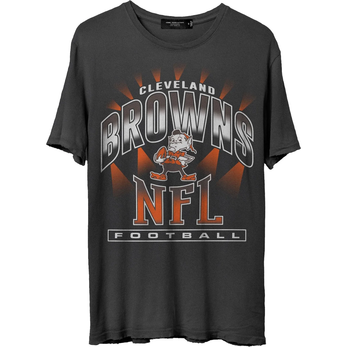 Junk Food - Mens Browns Chrome Vintage T-Shirt - Image 3