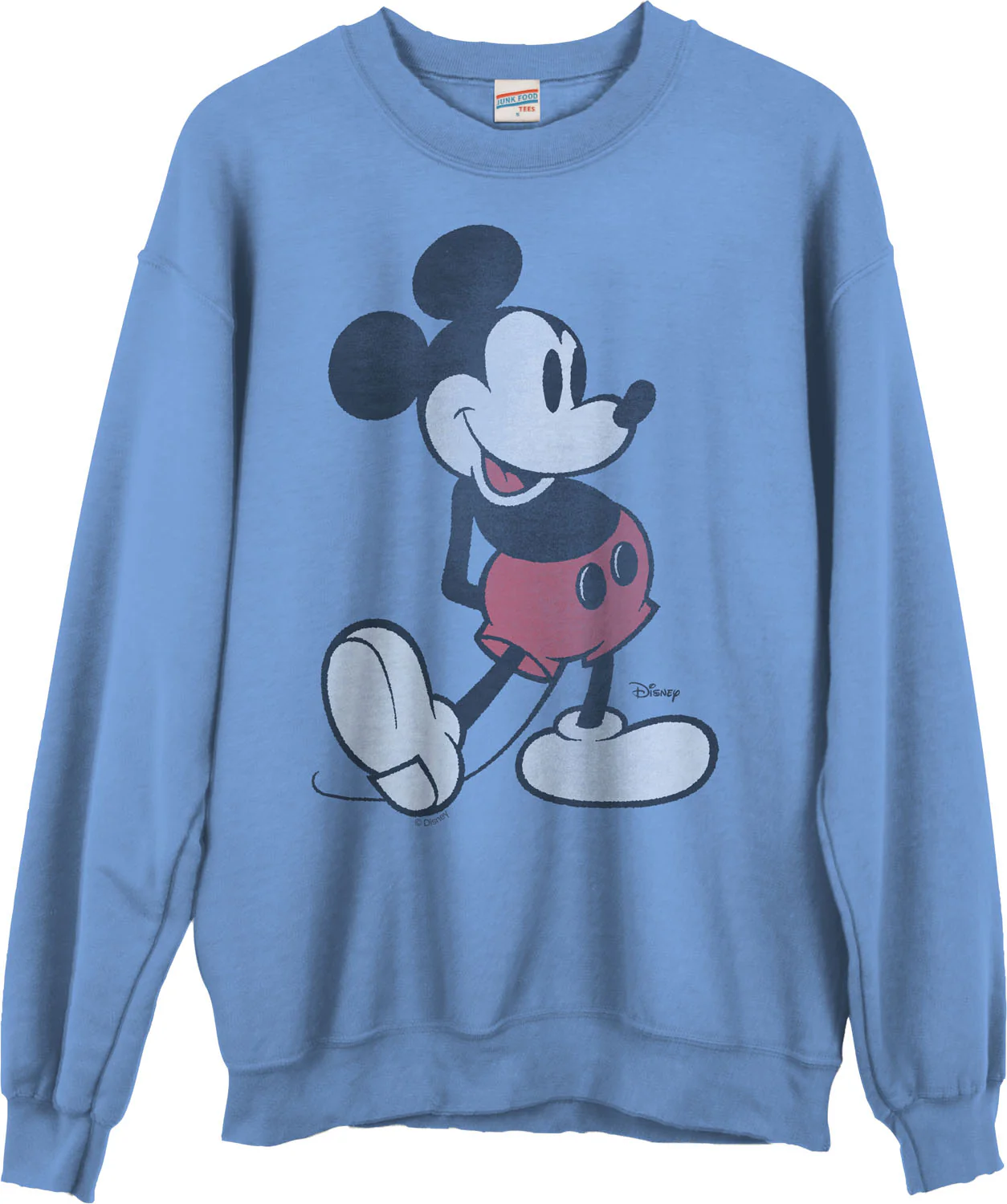 Junk Food - Mens Classic Mickey Flea Market Fleece Sweatshirt - Image 2