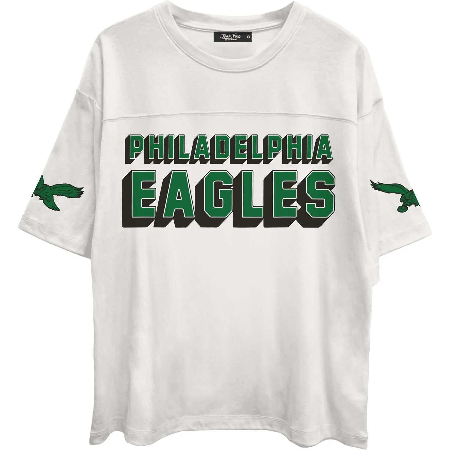 Junk Food - Mens Eagles Halfback T-Shirt - Image 3