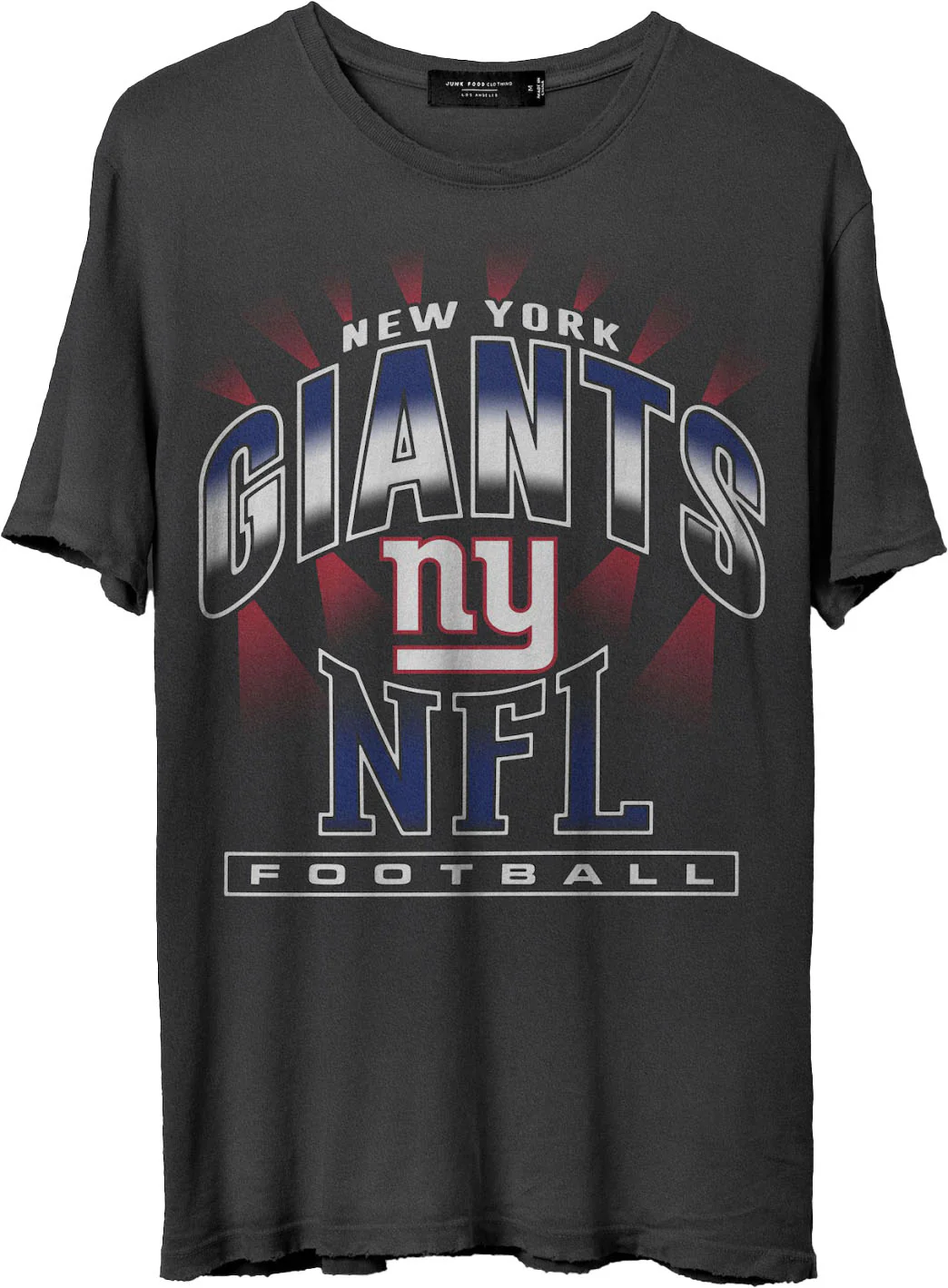 Junk Food - Mens Giants Chrome Vintage T-Shirt - Image 2
