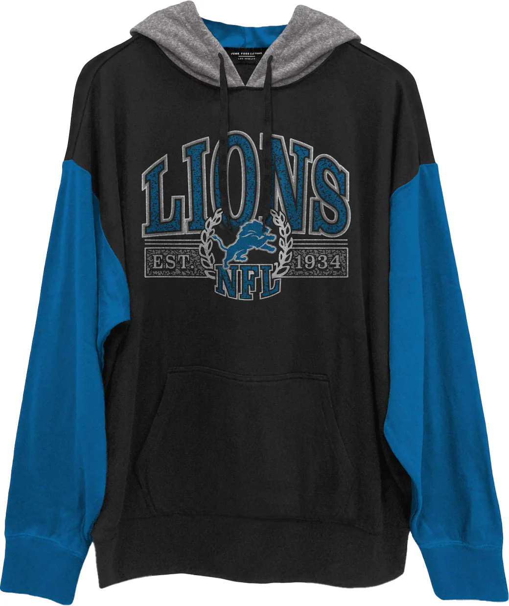 Junk Food - Mens Lions Tri Color Block Hood - Image 2