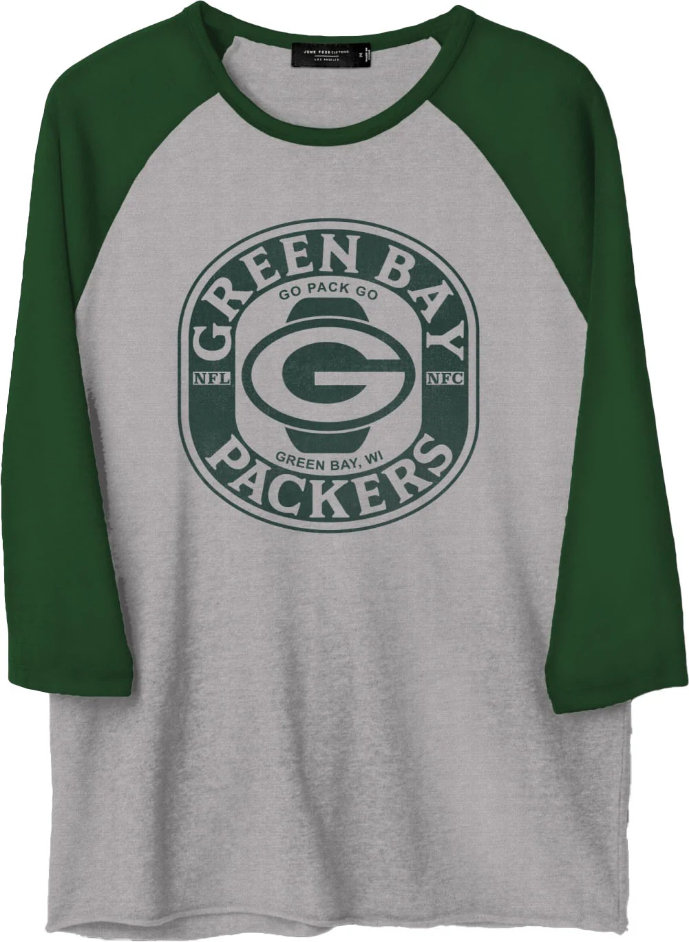 Junk Food - Mens Packers Elite Raglan Jacket - Image 2