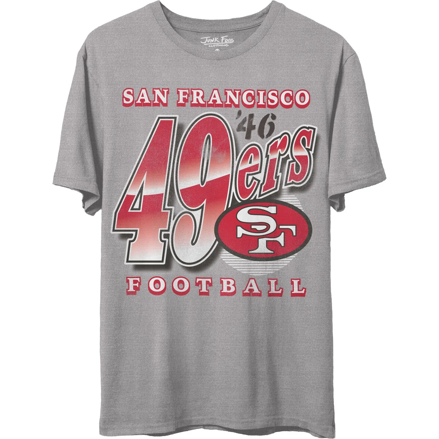 Junk Food - Unisex 49Ers Bootleg T-Shirt - Image 3