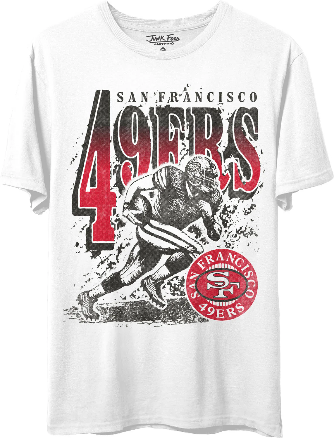 Junk Food - Unisex 49Ers Rushing T-Shirt - Image 2