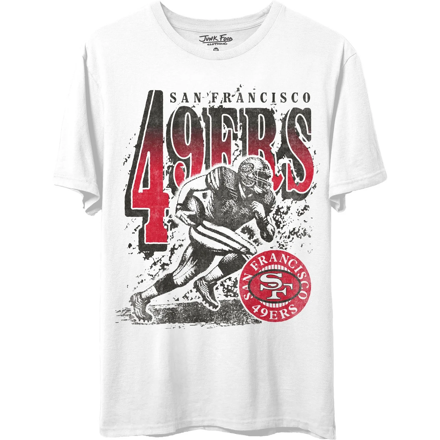 Junk Food - Unisex 49Ers Rushing T-Shirt - Image 3