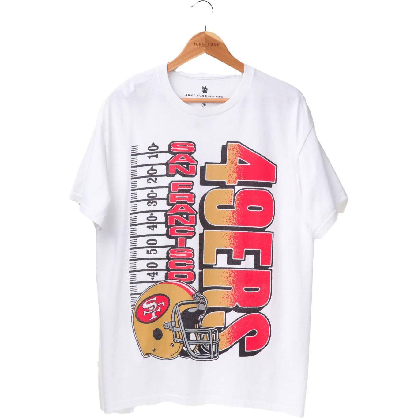 Junk Food - Unisex 49Ers Yrdg Fm T-Shirt - Image 3
