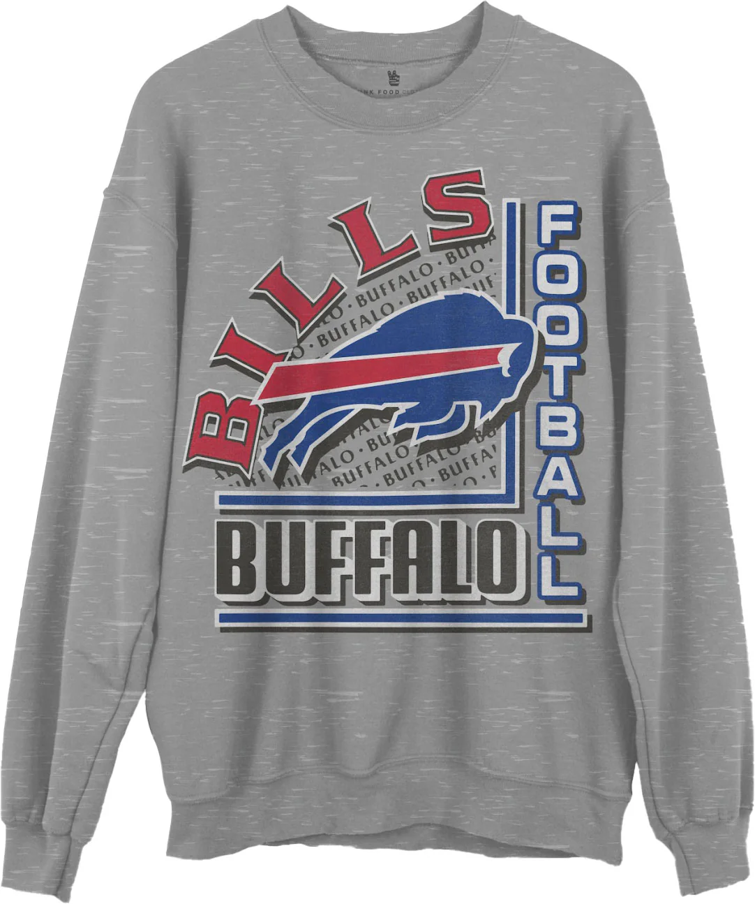 Junk Food - Unisex Bills Backfield Crew Top - Image 2